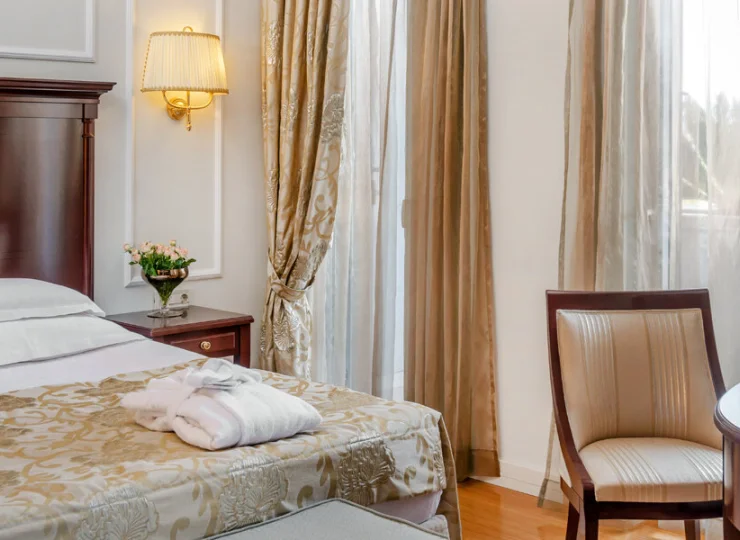 Dominują jasne barwy i komfortowe sprzęty