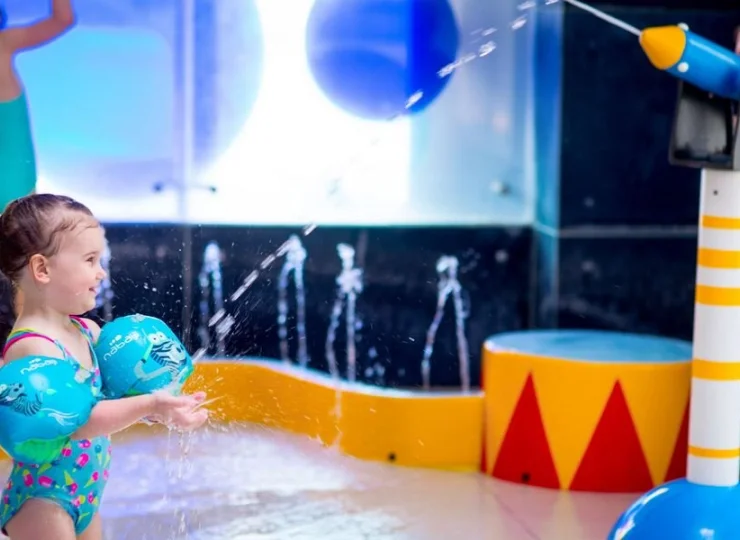 W hotelu jest aquapark dla dzieci