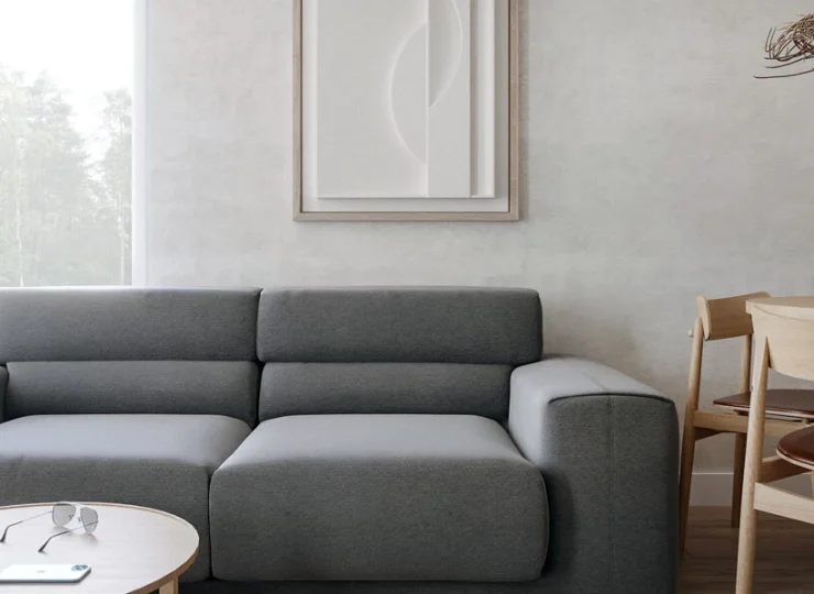 W apartamencie 2+2 jest dodatkowo rozkładana 2-osobowa sofa