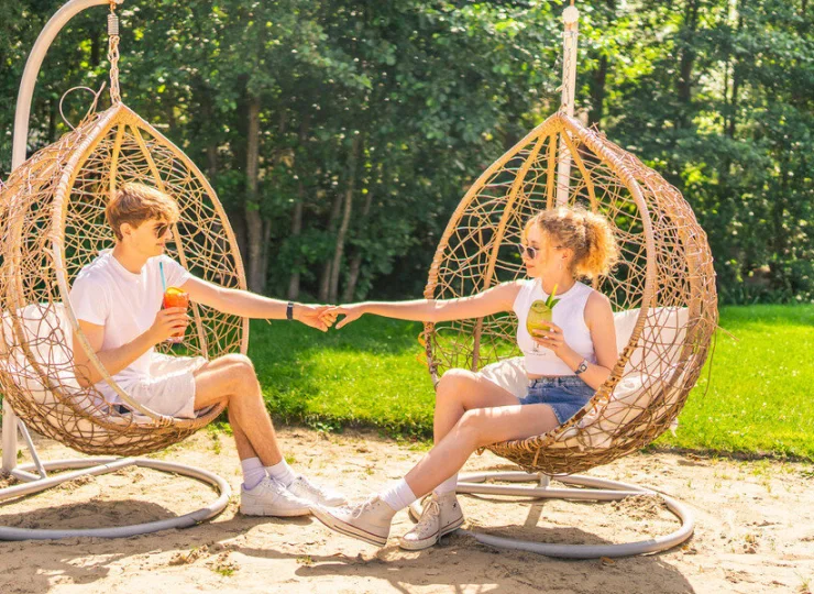 W którym przygotowano wiele miejsc do relaksu