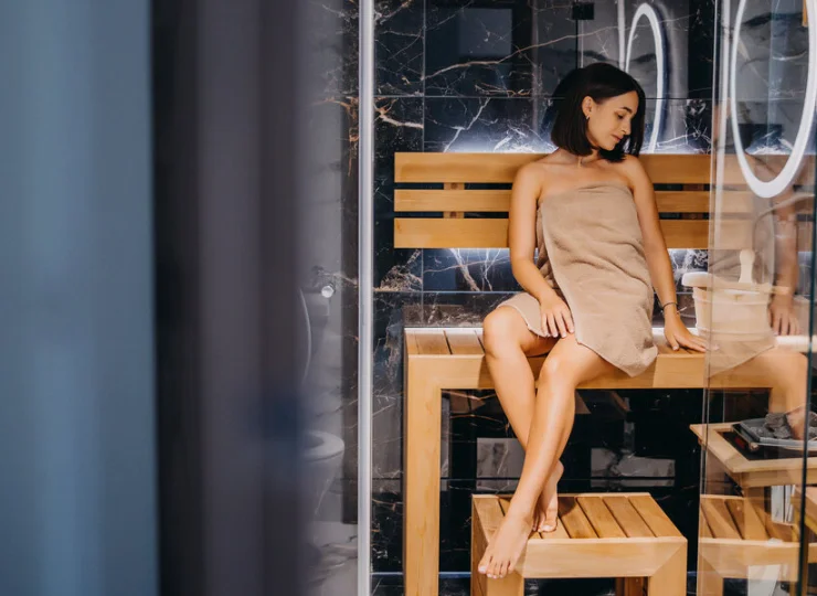 Prywatna sauna to znakomite miejsce na odpoczynek po aktywnym dniu w górach