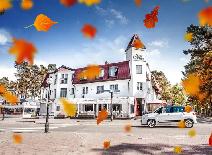 Wygodny i elegancki pensjonat New Corner mieści się w Niechorzu