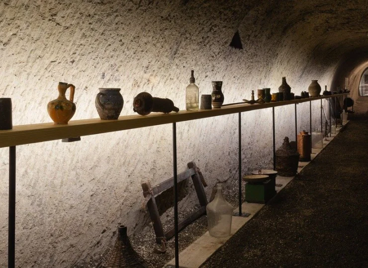 Piwnica z winem jest pełna ciekawych artefaktów