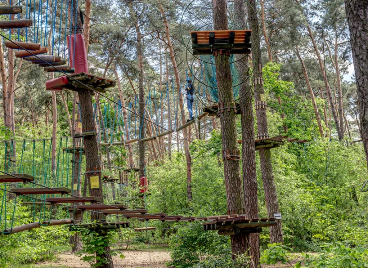 Hotel posiada największy park linowy na Mazowszu