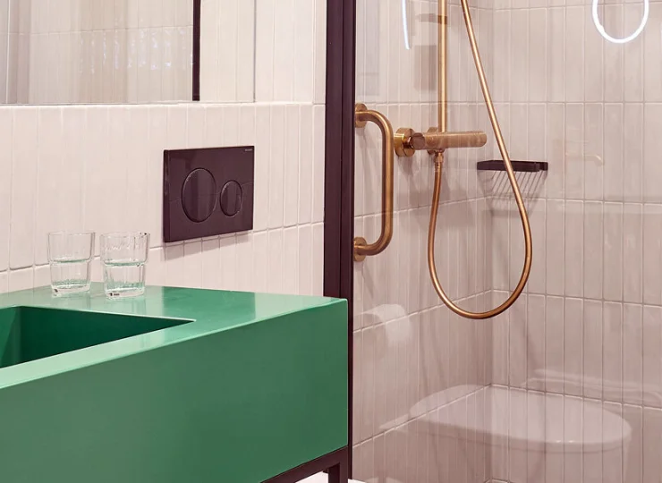 Każdy pokój ma nowoczesną łazienkę