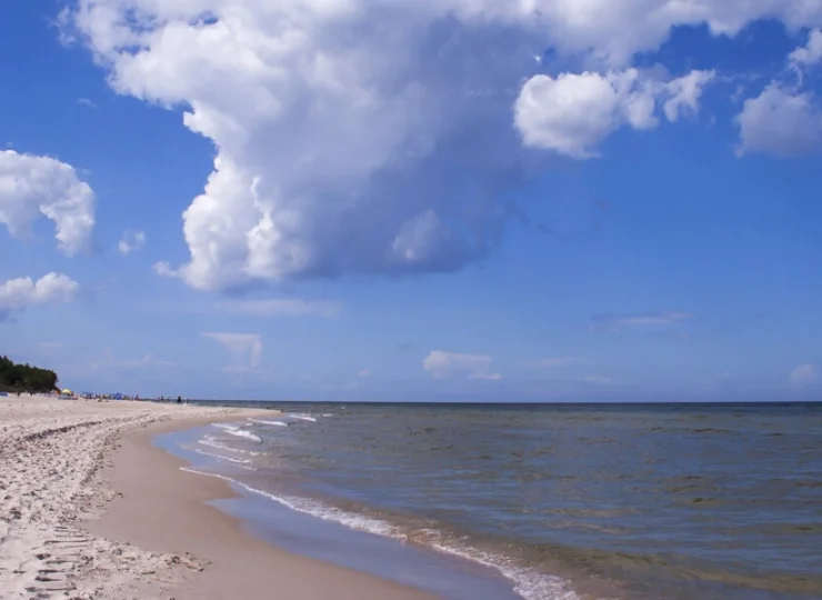 Szczyci się bliskością bałtyckiej plaży