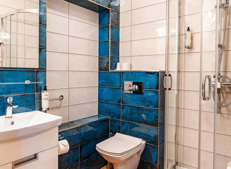 Łazienki w hotelu Na Błoniach są nowoczesne