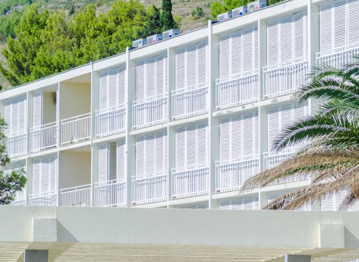 Wszystkie pokoje standard twin są skierowane w stronę morza