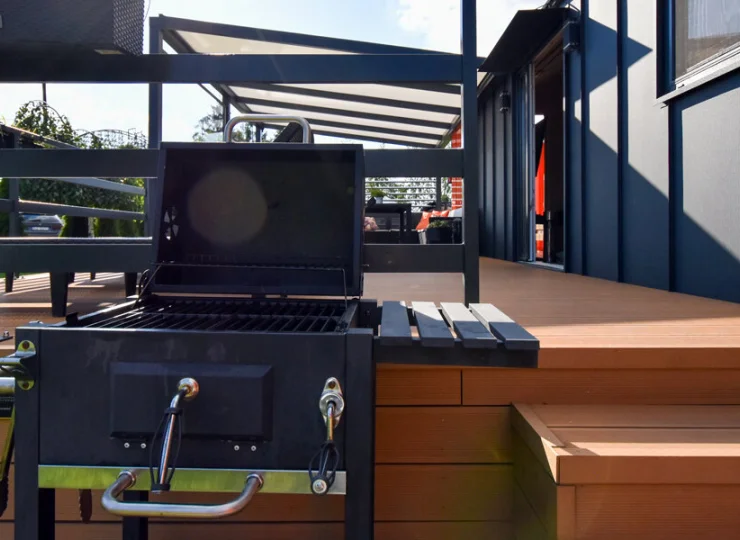Grill przy domku nr 9