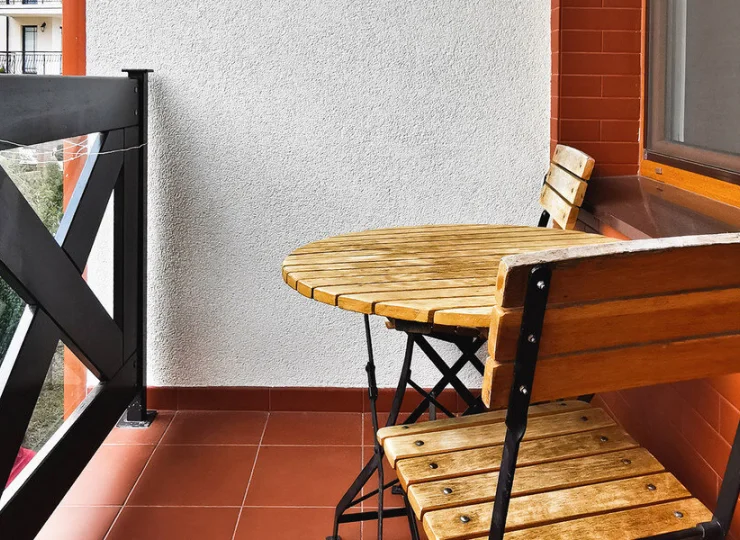 Część pokoi suite posiada balkon