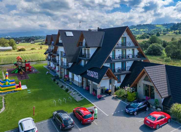 Hotel oferuje dmuchańce z widokiem na Tatry