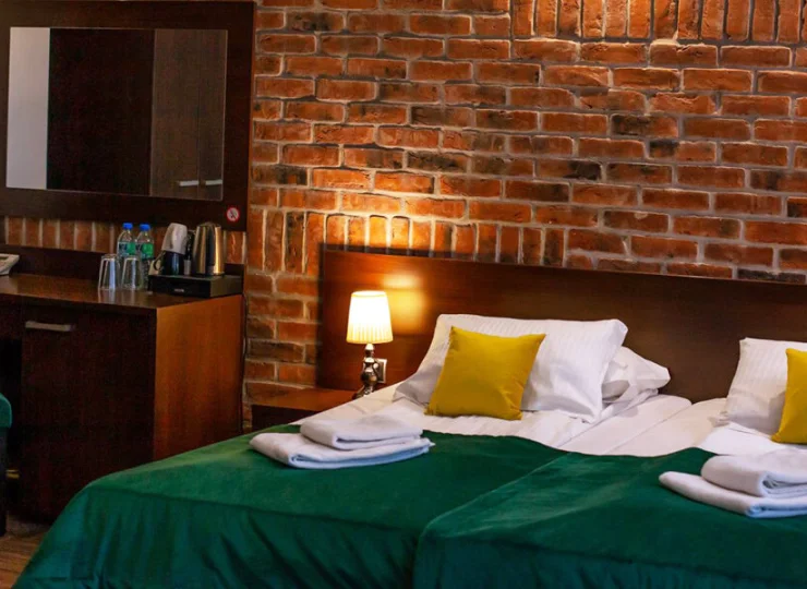 Są także bardziej przestronne pokoje 3-osobowe