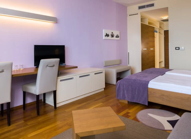 Rodzinne pokoje junior suite pomieszczą 2 dorosłych i 2 dzieci