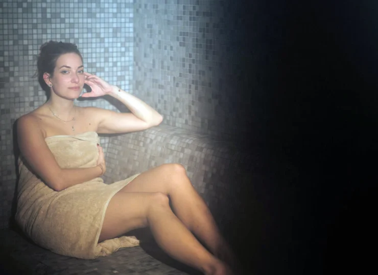 Możesz tutaj skorzystać z sauny suchej i łaźni parowej