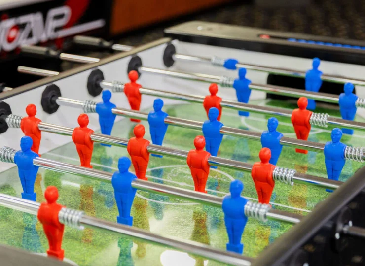 Można tu też zagrać w piłkarzyki