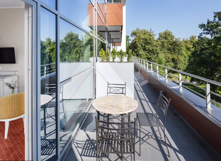 Przykładowy balkon pokoju superior