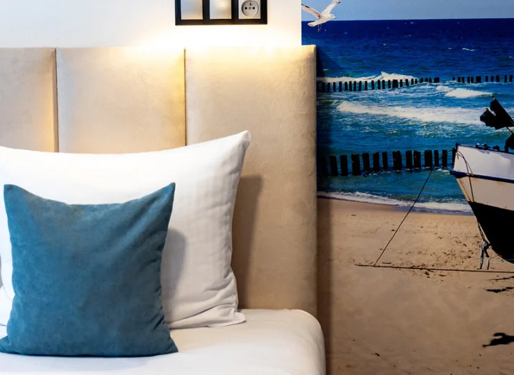 Pokoje ozdobiono morskimi akcentami