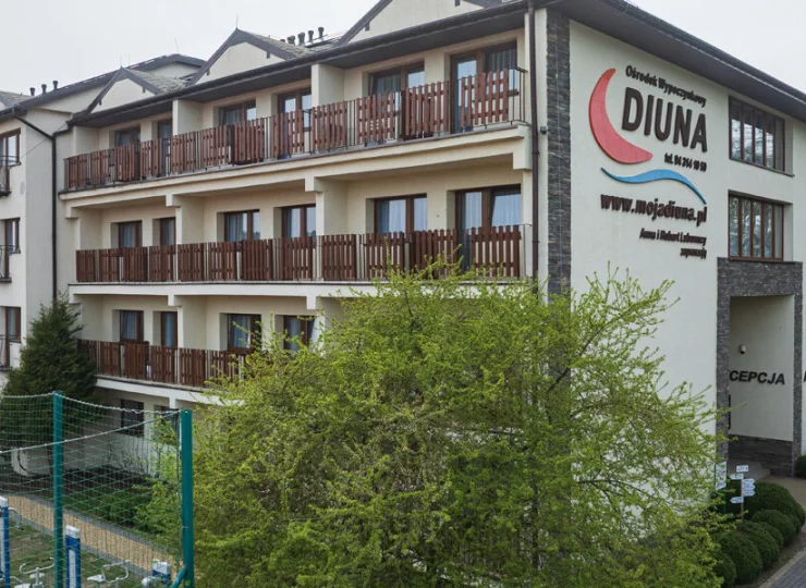 Diuna to kompleks wypoczynkowy blisko plaży w Darłówku