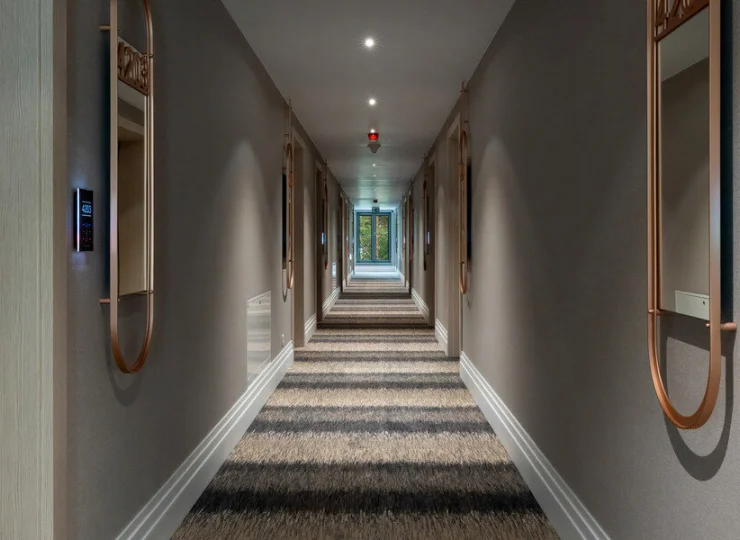 Pokoje dla gości Triverny są zlokalizowane w budynku z 2021 roku