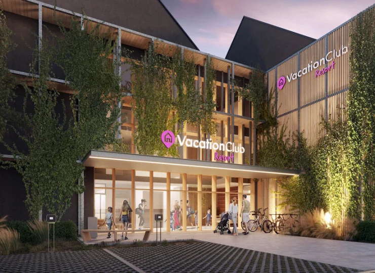 Zieleń otaczająca apartamentowiec gwarantuje spokój i kameralność