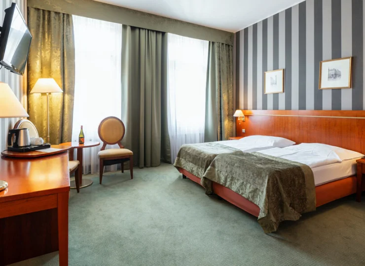 Pokój 2-os. twin ma większą powierzchnię od pokoju double: 24 m2