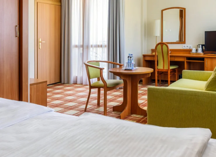 W wybranych pokojach jest balkon
