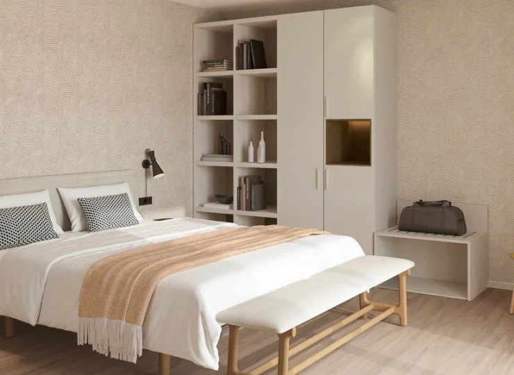 Jedna z 4 sypialni w Apartamencie vosco 6-os. na dachu