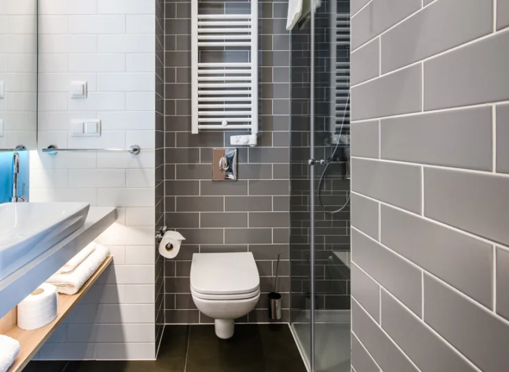 Każdy pokój posiada własną nowoczesną łazienkę