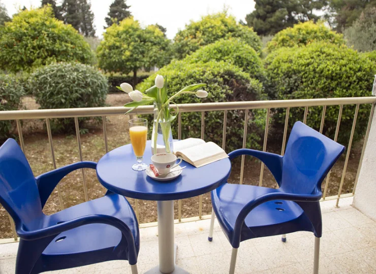 Balkony mają pokoje comfort i family