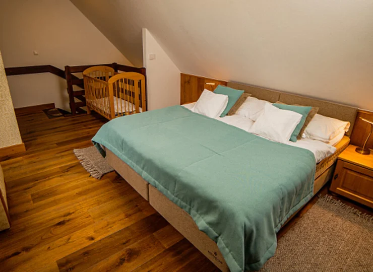 Sypialnia w apartamencie Maisonette 2+2