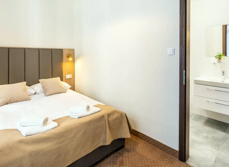 Każdy pokój posiada prywatną łazienkę