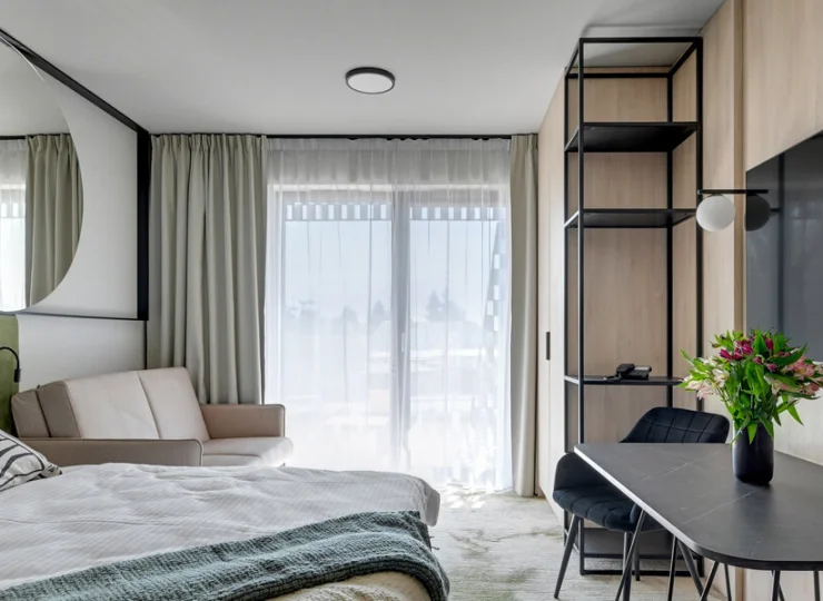 Przygotowano tutaj designerskie apartamenty z klimatyzacją
