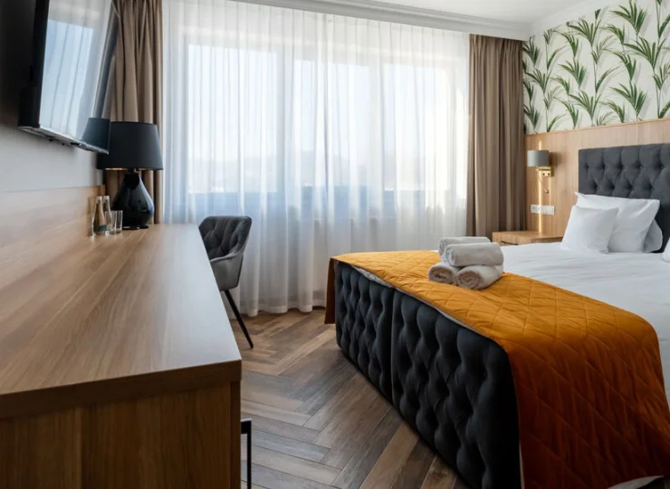 Pokoje standard mają 18 m2 powierzchni