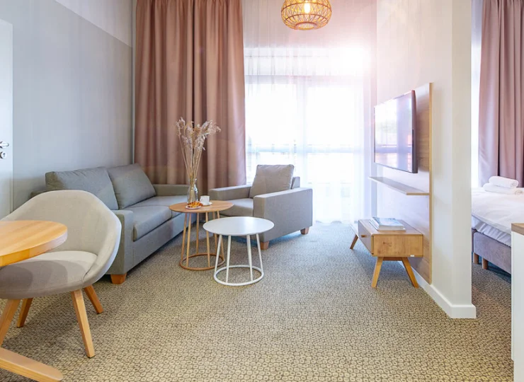 Apartamenty gwarantują komfortowy pobyt