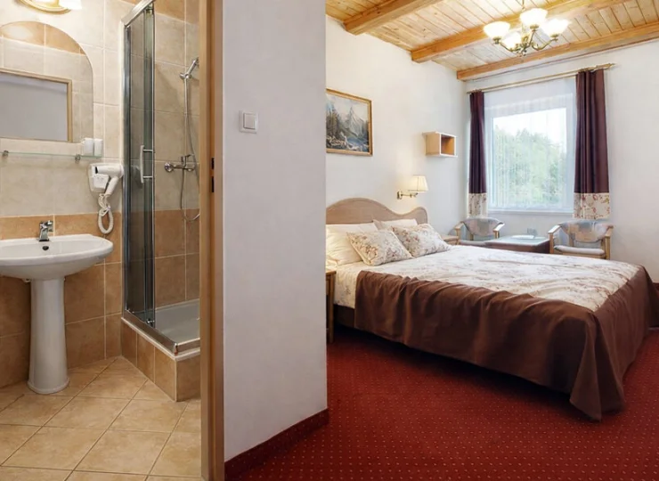 Każdy pokój ma prywatną łazienkę