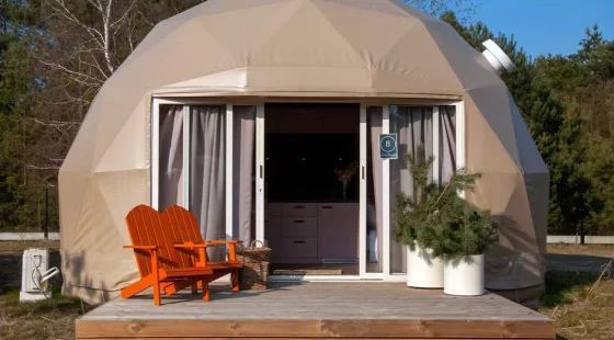 Glamping w strefie dla dorosłych