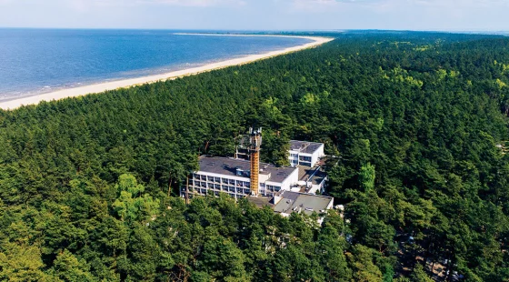 Hotel Orle jest położony na Wyspie Sobieszewskiej, to spokojna dzielnica Gdańska