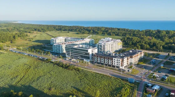 Hotel jest położony w zacisznej części Kołobrzegu