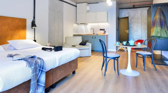 Studio 2-os. z aneksem kuchennym