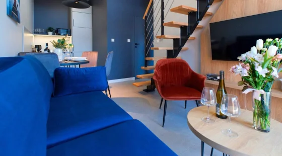 Apartament  z antresolą