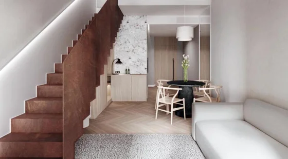 Apartament deluxe 2+2 z antresolą