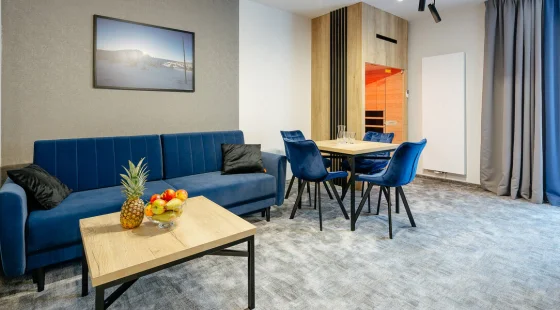 Apartament rodzinny z sauną