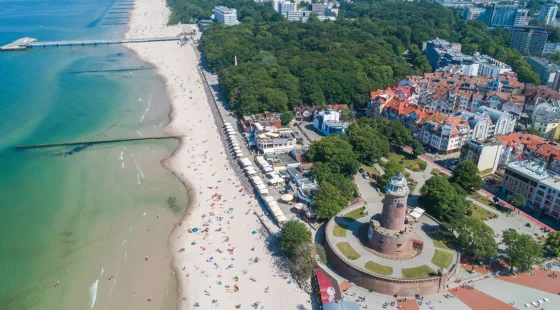 Zaledwie 30 m dzieli Hotel Hanseatic*** od piaszczystej plaży