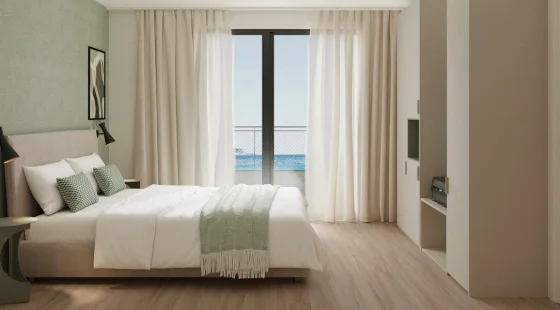 Ap. rodzinny 5-os. balkon widok