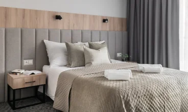 Pokoje są idealne do odpoczynku: wygodne, nowoczesne i eleganckie