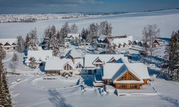 Oravský Háj zimową porą