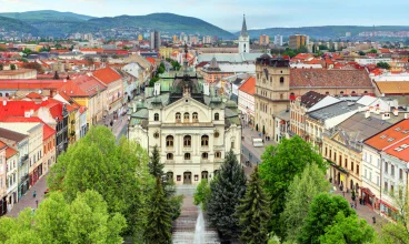 Hotel Crystal *** mieści się 1 km od zabytkowego centrum Koszyc