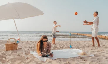 Do plaży jest 10 minut spacerem