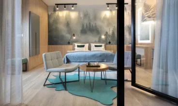 Vislow Resort oferuje luksusowe apartamenty z dużymi oknami