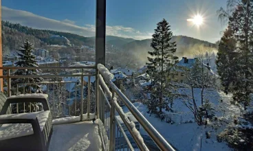 Z balkonów można podziwiać przepiękne widoki